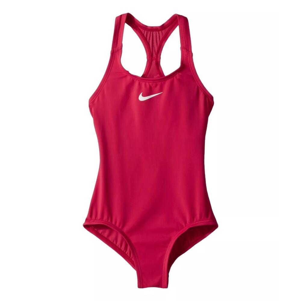 NWT Nike Girl`s Core Racerback Tank 1-Piece Swimsuit sz 14